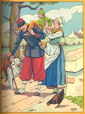 l'arrivée à l'auberge